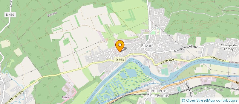 localisation de l'entreprise MADAME MAME FATOU SECK  BAVANS