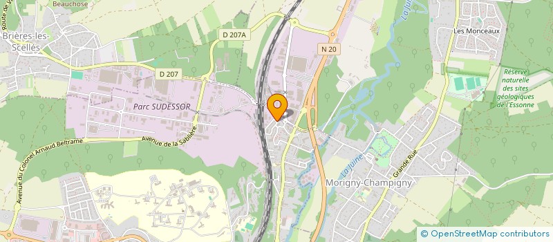 localisation de l'entreprise MADAME MAME KHEURY GUEYE  ETAMPES