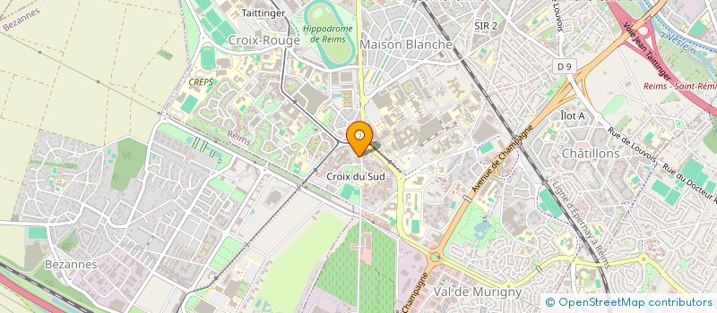 localisation de l'entreprise MADAME MAME MATY KEBE  REIMS