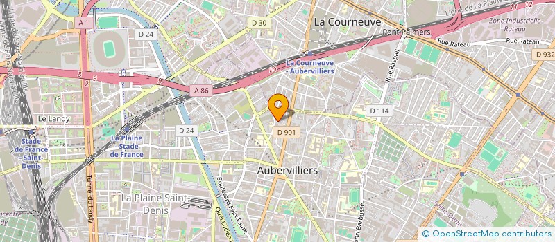 localisation de l'entreprise MADAME MAME NAR GAYE à AUBERVILLIERS