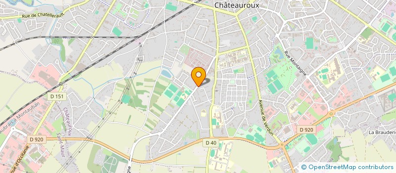 localisation de l'entreprise MADAME MAME NDIAYE à CHATEAUROUX