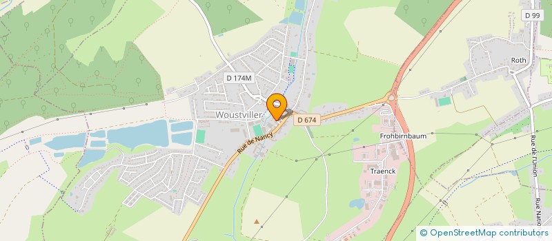 localisation de l'entreprise MADAME MAME NDOYE  WOUSTVILLER