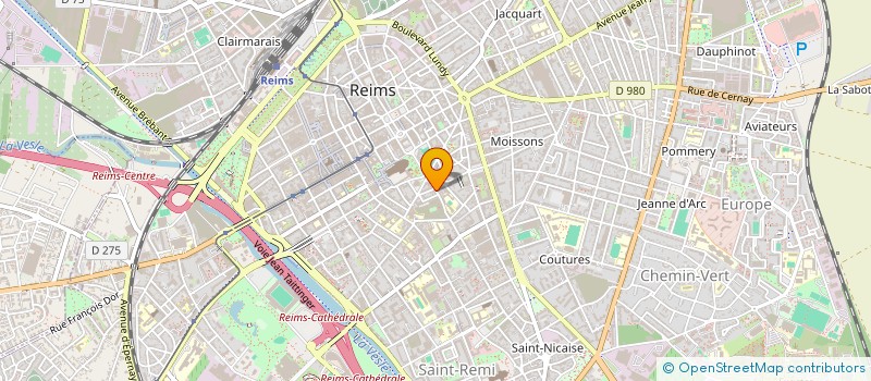 localisation de l'entreprise MADAME MAME PENDA YADE  REIMS