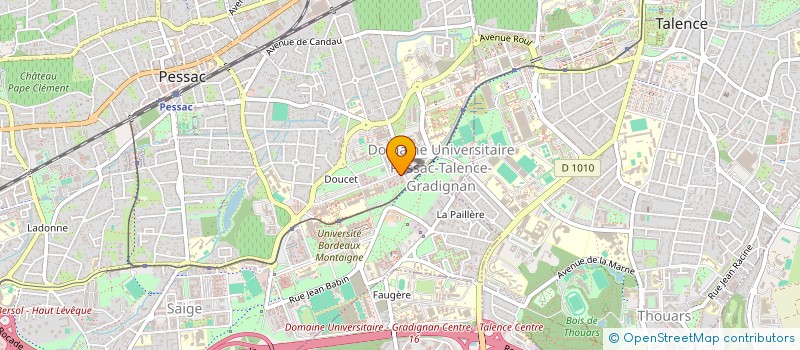 localisation de l'entreprise MADAME MAME SENE à PESSAC