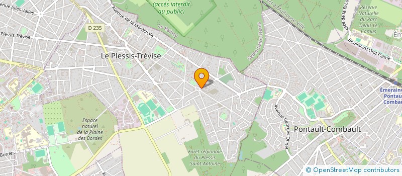 localisation de l'entreprise MADAME MAME THIAW  LE PLESSIS-TREVISE