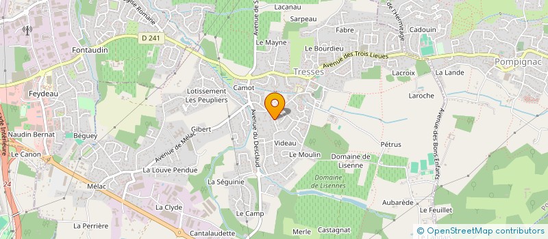 localisation de l'entreprise MADAME MAME-YACINE SANE  ARTIGUES-PRES-BORDEAUX