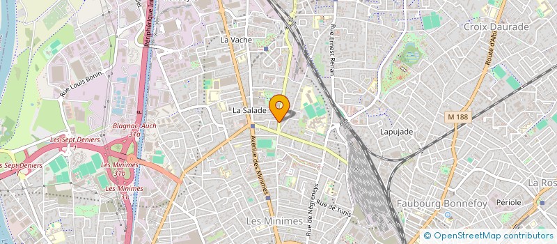 localisation de l'entreprise MADAME MAME YARAM NGOM à TOULOUSE