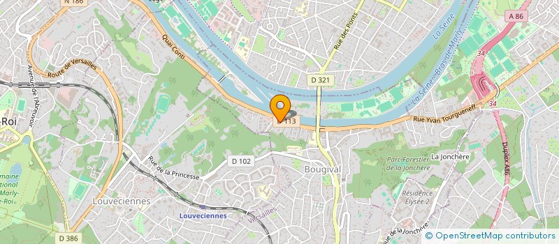 localisation de l'entreprise MADAME MAMET CISSE  BOUGIVAL