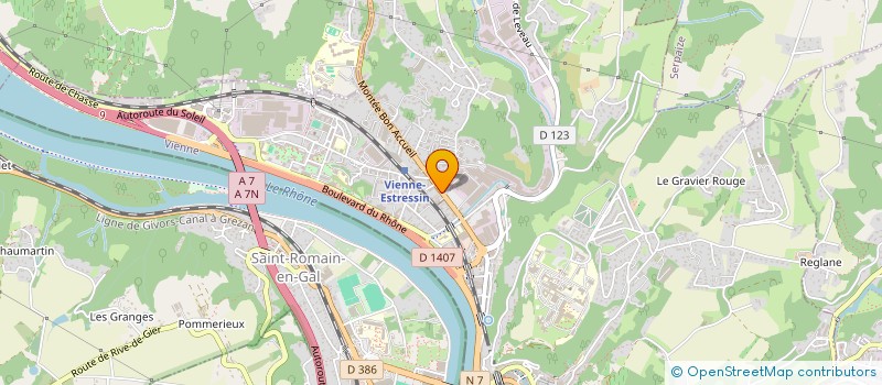 localisation de l'entreprise MADAME MAMIA BOUCHENE à VIENNE