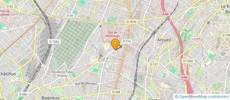 localisation de l'entreprise MADAME MAMIA DAOUD  BAGNEUX