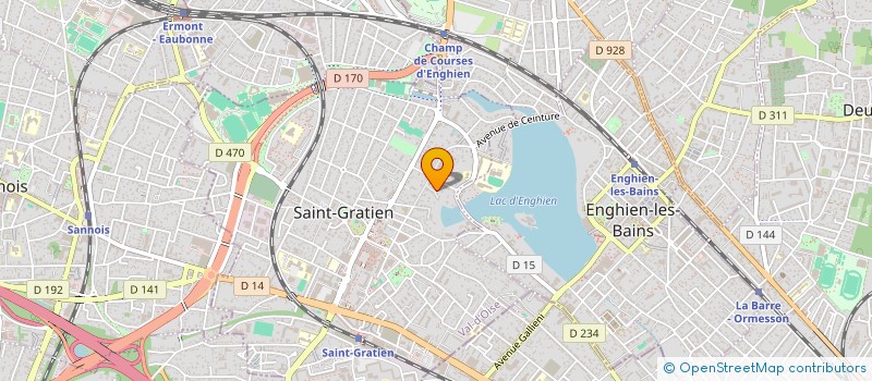 localisation de l'entreprise MADAME MAMIKO TAKEDA  SAINT-GRATIEN