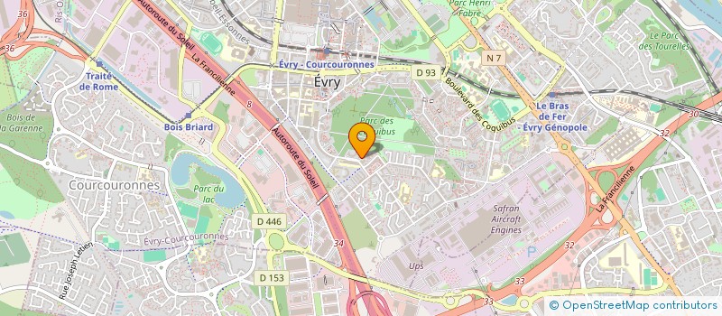 localisation de l'entreprise MADAME MAMINE SAMAKE  EVRY-COURCOURONNES