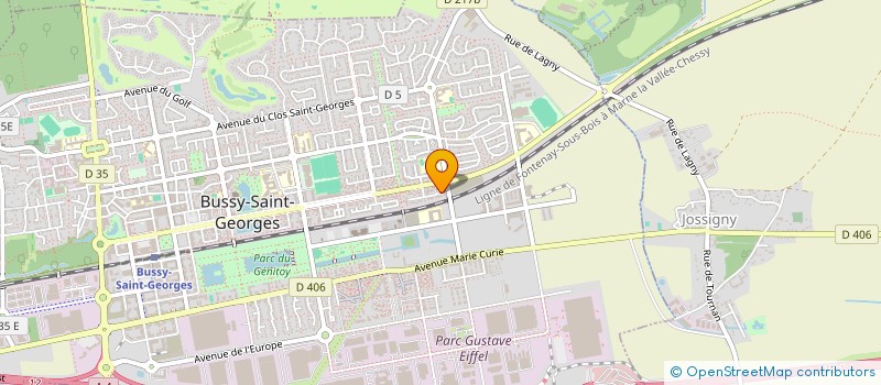 localisation de l'entreprise MADAME MAMINGI TSHIKEVA NZITA ZITIKA  BUSSY-SAINT-GEORGES