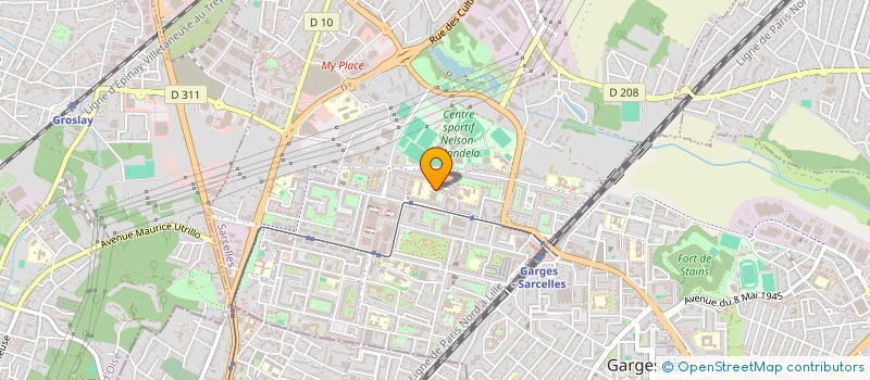 localisation de l'entreprise MADAME MAMINIAN BAMBA à SARCELLES
