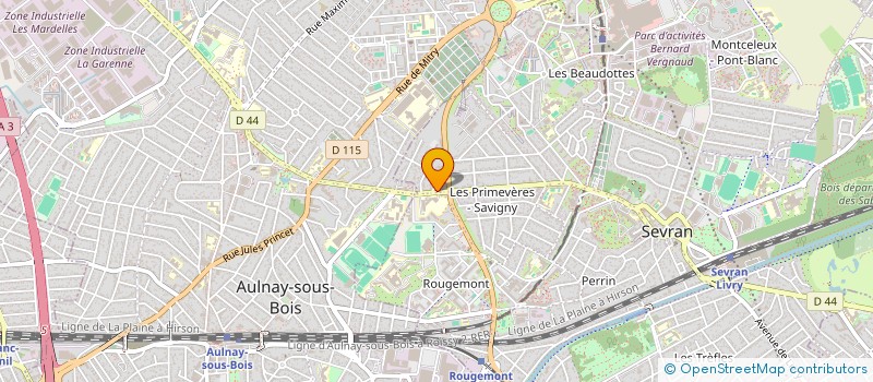 localisation de l'entreprise MADAME MAMINIRINA RAVELOJAONA à SEVRAN