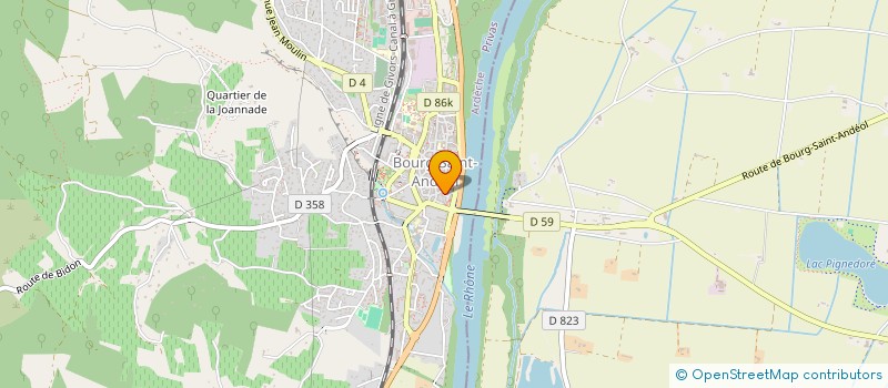 localisation de l'entreprise MADAME MAMISOA ANDRIANIAINA  BOURG-SAINT-ANDEOL