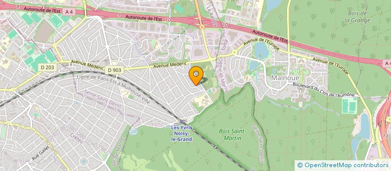 localisation de l'entreprise MADAME MAMITIANA ANDRIANASOLO  NOISY-LE-GRAND