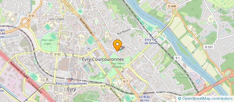 localisation de l'entreprise MADAME MAMOU GASSAMA  EVRY-COURCOURONNES