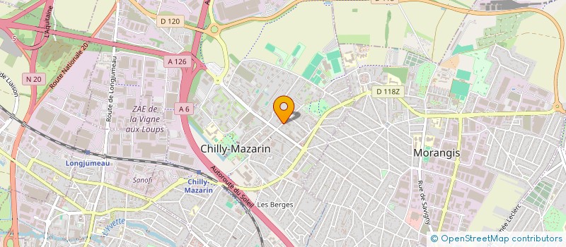 localisation de l'entreprise MADAME MAMOU SISSAKO  CHILLY-MAZARIN