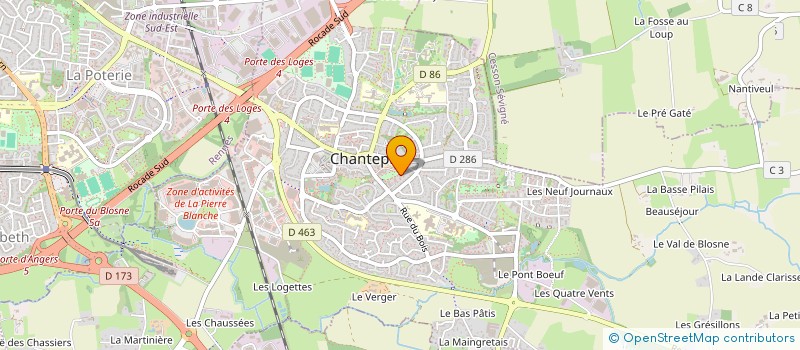localisation de l'entreprise MADAME MAMY SAIDI DJARIA à CHANTEPIE