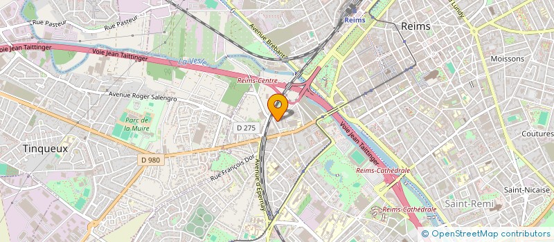 localisation de l'entreprise MADAME MAMY TOURE  REIMS