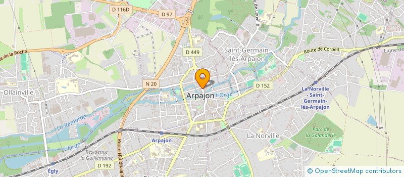 localisation de l'entreprise MADAME MAN ZHU à ARPAJON