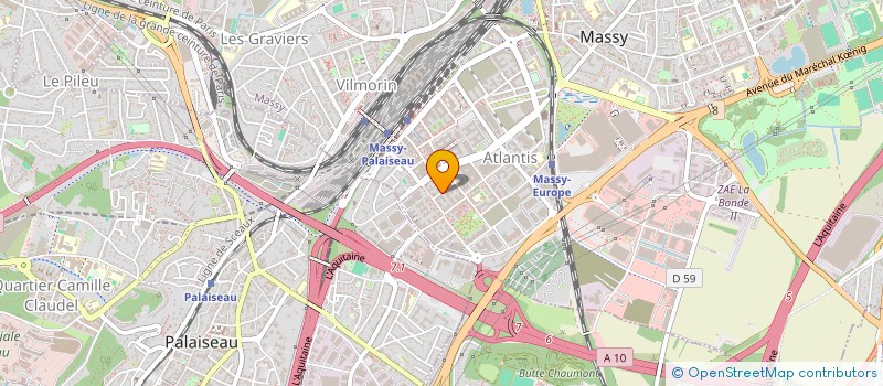 localisation de l'entreprise MADAME MANA BAKAYOKO à MASSY