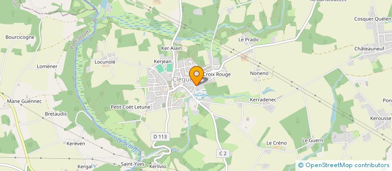 localisation de l'entreprise MADAME MANAIG TSCHEILLER  CLEGUER