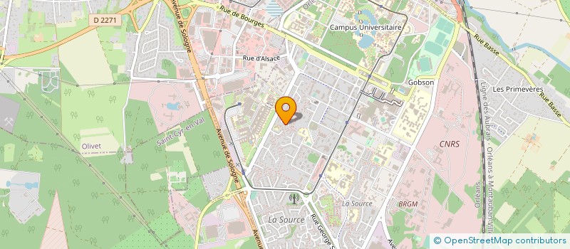localisation de l'entreprise MADAME MANAL ALKHATIB à ORLEANS