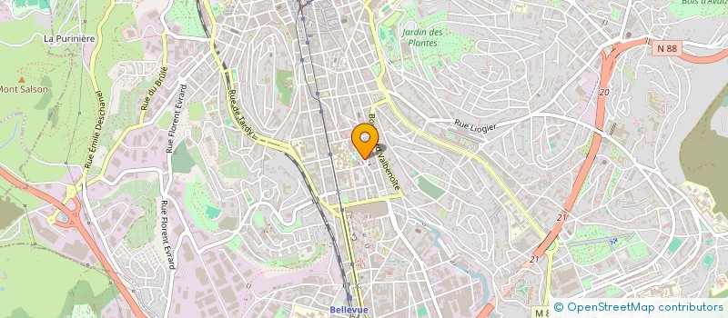 localisation de l'entreprise MADAME MANAL ALNAJJAR  SAINT-ETIENNE