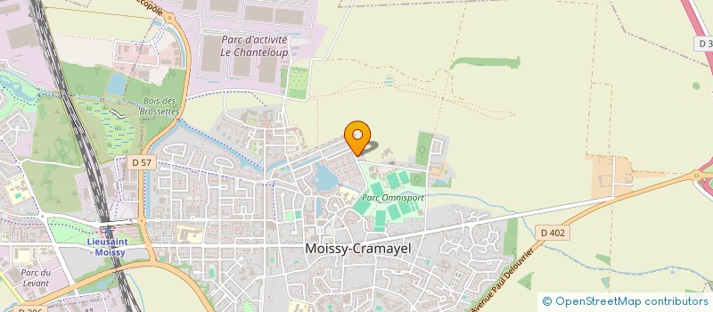 localisation de l'entreprise MADAME MANAL AMROUI à MOISSY-CRAMAYEL