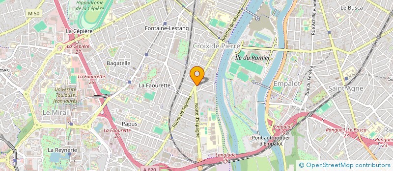 localisation de l'entreprise MADAME MANAL AZGUENFOU  TOULOUSE