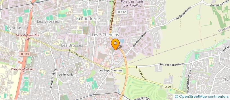 localisation de l'entreprise MADAME MANAL BOUFROU  DECINES-CHARPIEU