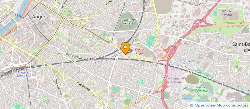 localisation de l'entreprise MADAME MANAL BOUHRIBA à ANGERS