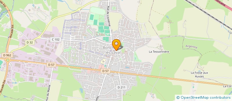 localisation de l'entreprise MADAME MANAL BOUZIANE  BONCHAMP LES LAVAL