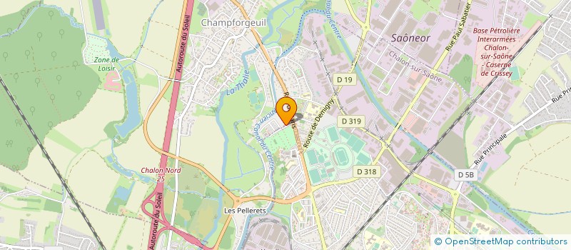 localisation de l'entreprise MADAME MANAL EL GHANDOUR  CHAMPFORGEUIL