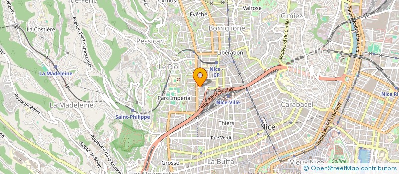 localisation de l'entreprise MADAME MANAL IBRAHIM  NICE