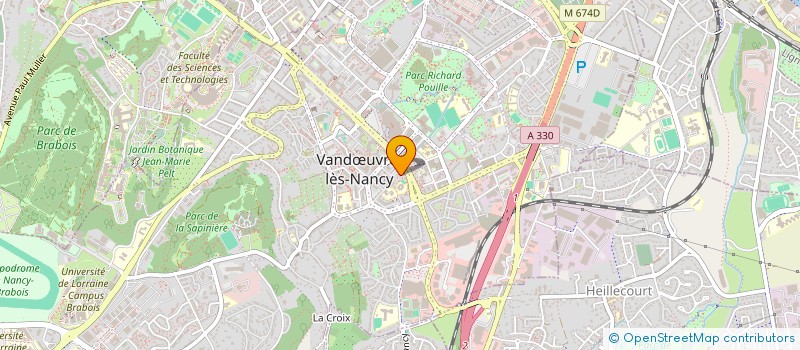 localisation de l'entreprise MADAME MANAL LAALAOUI  VANDUVRE-LES-NANCY