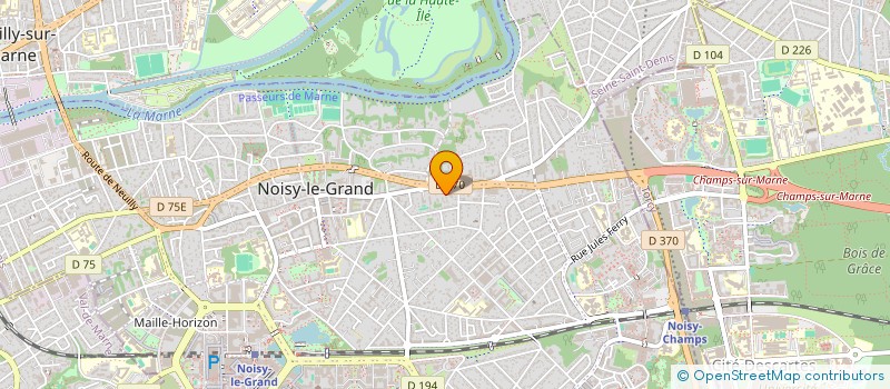 localisation de l'entreprise MADAME MANAL LAALEJ  NOISY-LE-GRAND