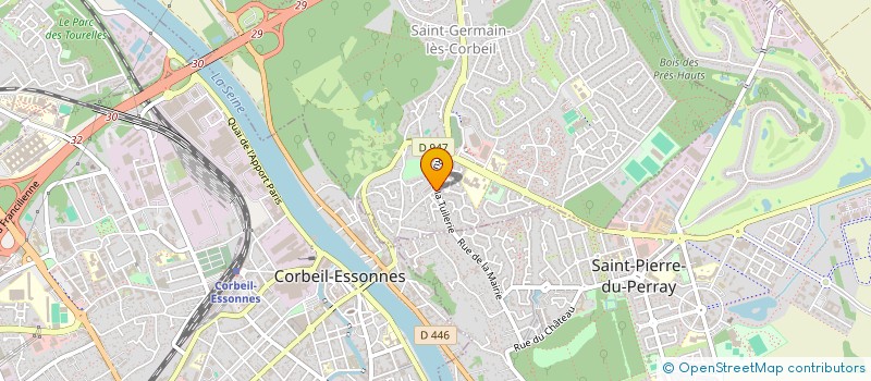 localisation de l'entreprise MADAME MANAL MADIH  SAINT-GERMAIN-LES-CORBEIL