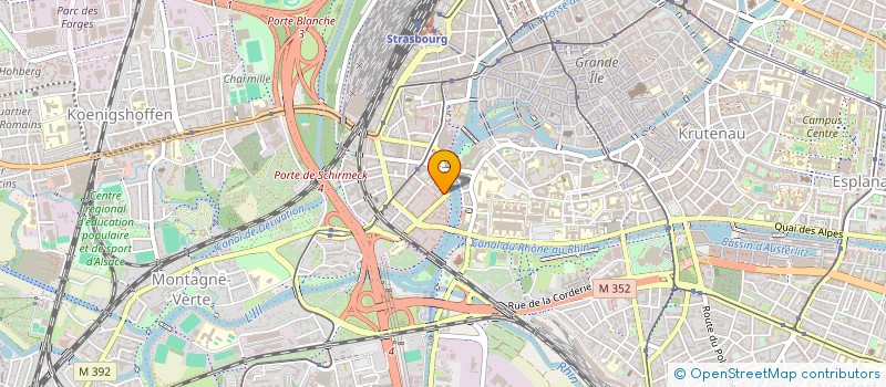 localisation de l'entreprise MADAME MANAL MEGZARI à STRASBOURG