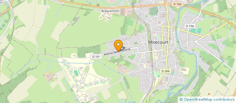 localisation de l'entreprise MADAME MANAL MNEIMNEH  MIRECOURT