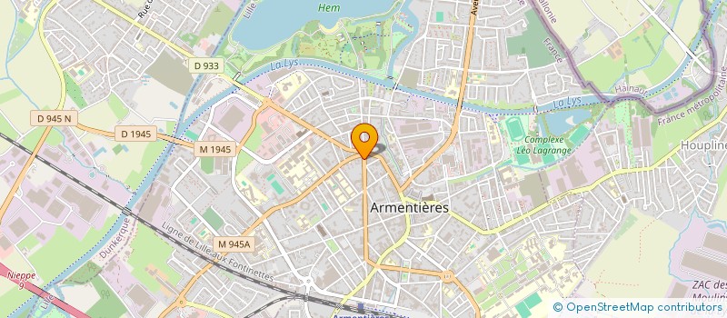 localisation de l'entreprise MADAME MANALE EL ABDI à ARMENTIERES