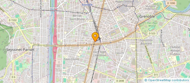 localisation de l'entreprise MADAME MANALE OUIZEM  GRENOBLE