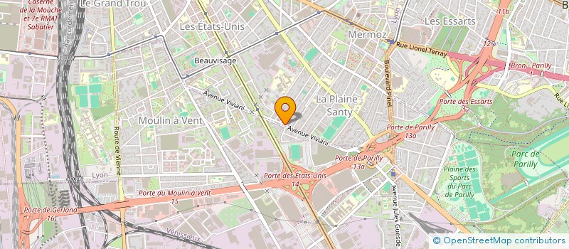 localisation de l'entreprise MADAME MANAME TRAORE  LYON