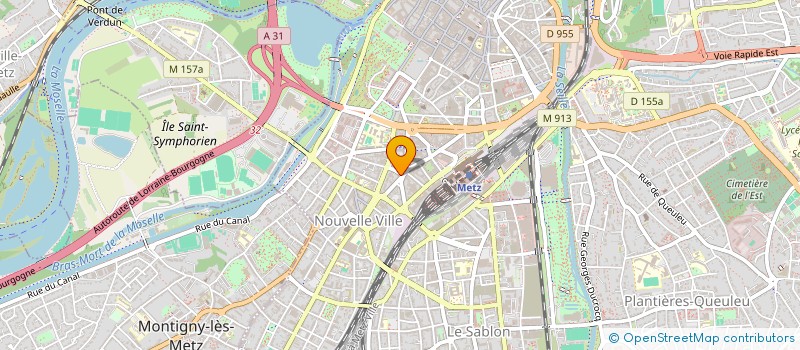 localisation de l'entreprise MADAME MANAR CHTAINET  METZ