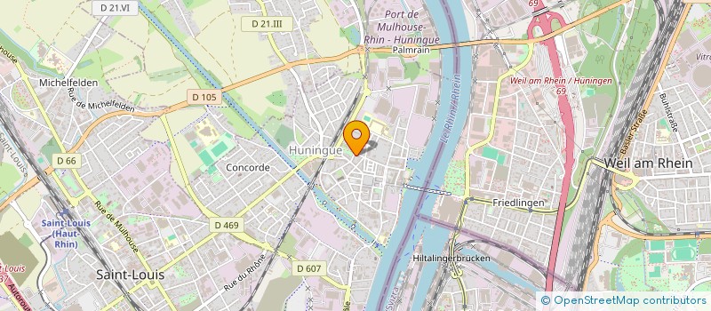 localisation de l'entreprise MADAME MANAR EL HAMD  HUNINGUE