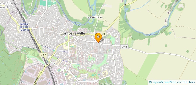 localisation de l'entreprise MADAME MANAR OUDJHANI  COMBS LA VILLE