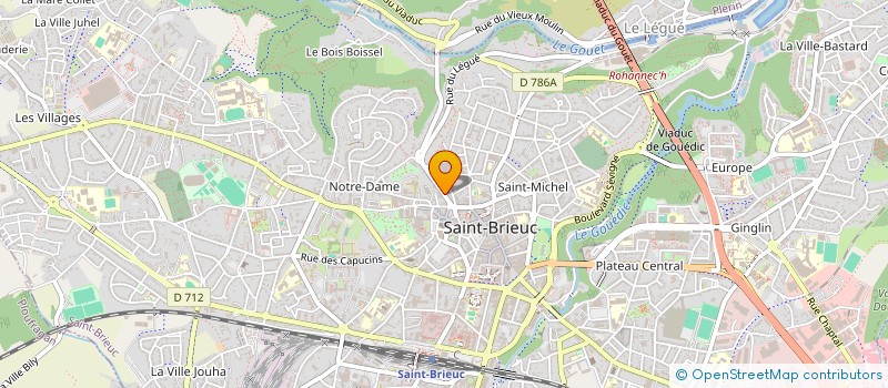 localisation de l'entreprise MADAME MANARI ARLETTE à SAINT-BRIEUC