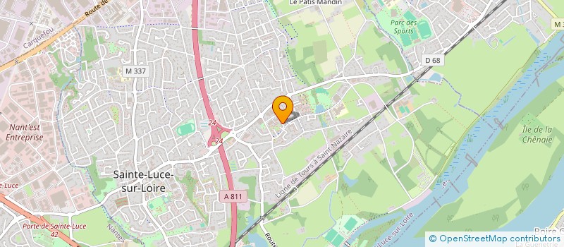 localisation de l'entreprise MADAME MANCHIA COMBO  SAINTE-LUCE-SUR-LOIRE